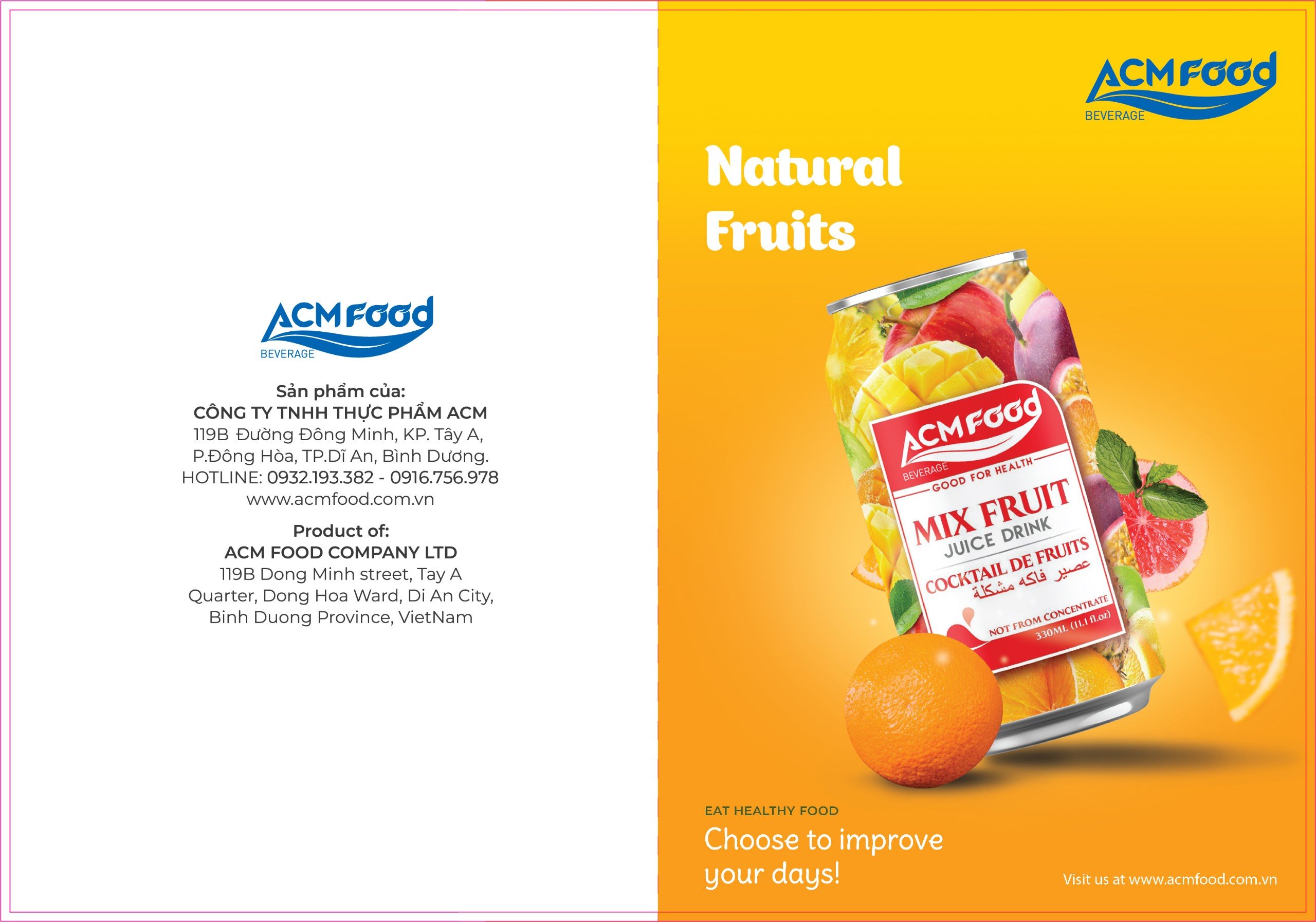 ACM FOOD COMPANY LTD.,