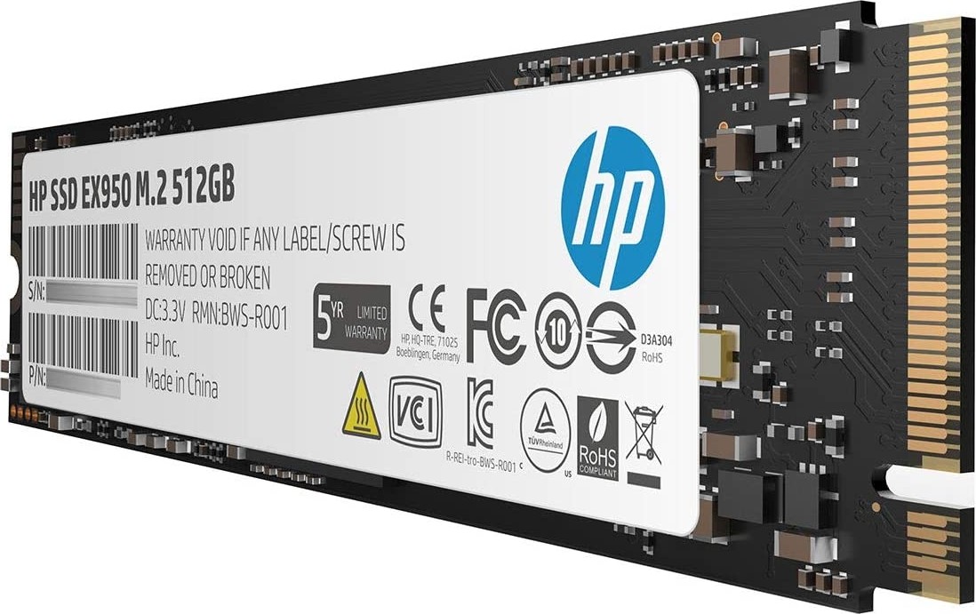 Wholesale HP EX950 M.2 1TB PCIe 3.1 x4 NVMe 3D TLC NAND Internal Solid State Drive (SSD) | 5MS23AA