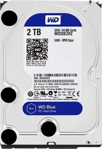 Wholesale WD 2TB Blue Desktop Hard Disk Drive 5400 RPM SATA 6 Gb/s 64MB Cache 3.5 Inch | WD20EZRZ - WD20EZAZ