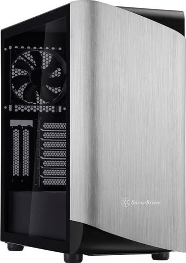 Wholesale SilverStone Series SETA A1 ATX Mid-Tower Case Silver on Black Body - SST-SEA1SB-G