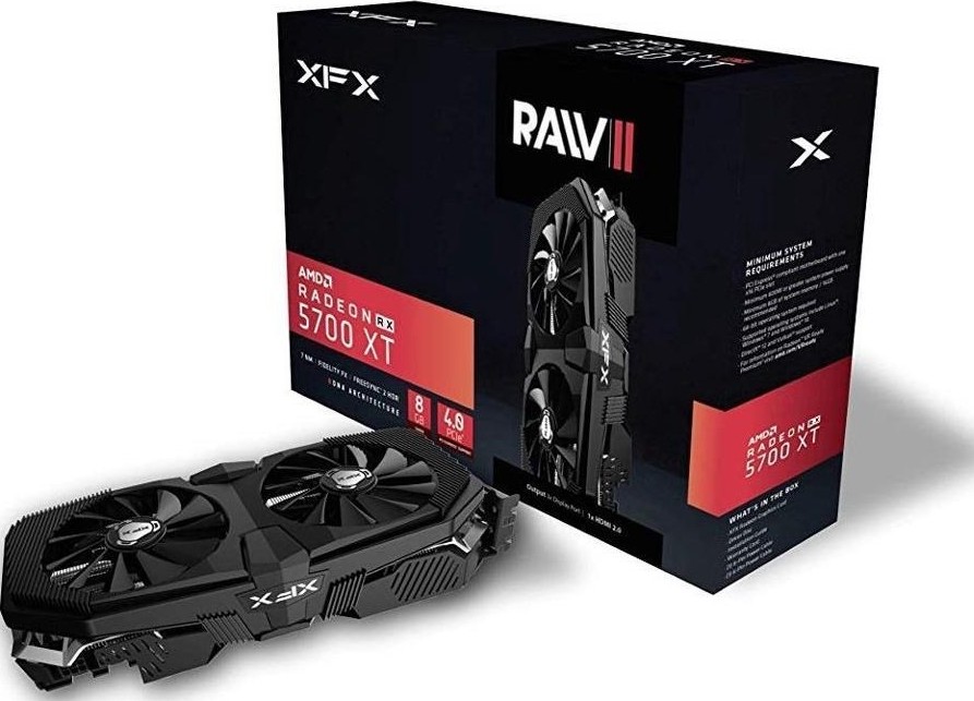 Wholesale XFX Radeon RX 5700 XT 8GB GDDR6 Video Graphics Card 5700xt RAW II | RX-57XT80FF6