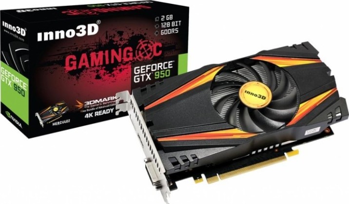 Wholesale Inno3D 2GB GeForce GTX950 OC DDR5 PCI-E Inno3D 128 bit | GTX950/2G OC