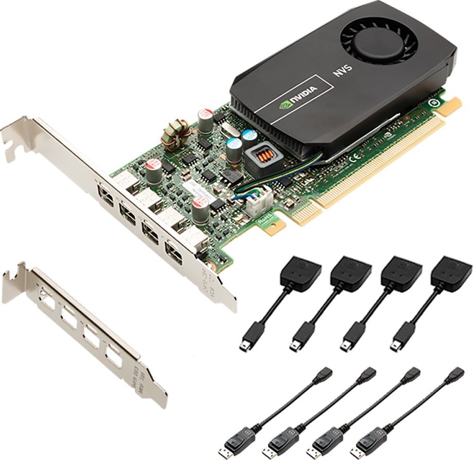 Wholesale PNY NVS 510 VCNVS510VGA-PB 2GB 128-bit DDR3 PCI Express 3.0 x16 Workstation Video Card (Low-Profile)