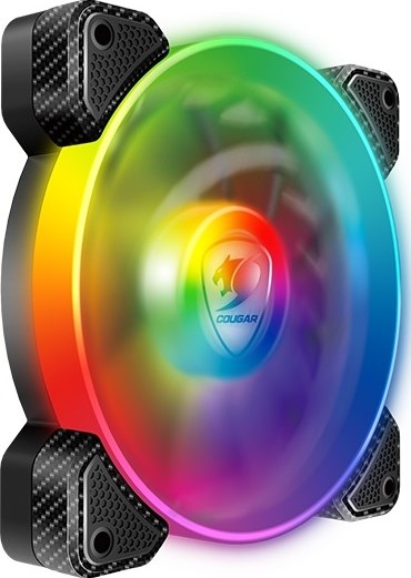 Wholesale Cougar Hydraulic Vortex RGB SPB 120 mm PMW HDB Cooling Fan with addressable RGB and Omnidirectional Lighting | CG-FAN-VRTX120SPB-RGB /CF-V12SPB-RGB_3