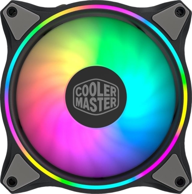Wholesale Cooler Master MasterFan MF120 HALO Addressable RGB 120mm Fan with Duo-Ring ARGB LED Lighting | MFL-B2DN-18NPA-R1