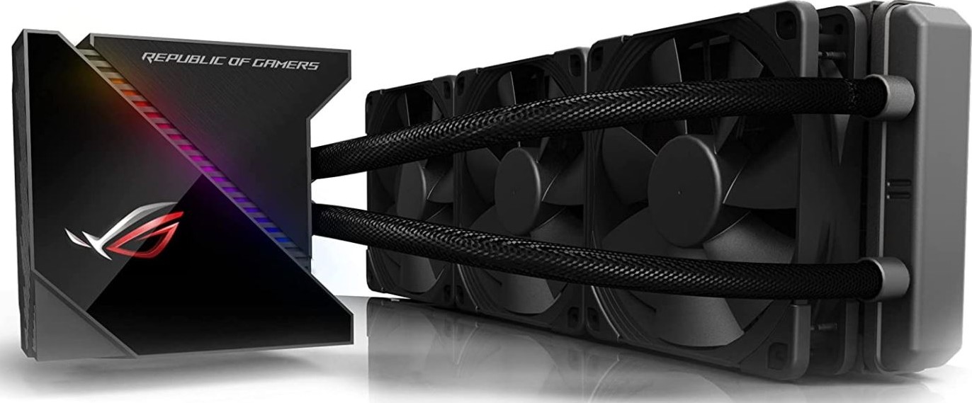 Wholesale ASUS ROG Ryujin 360 RGB AIO Liquid CPU Cooler 360mm Radiator (Three 120mm 4-pin Noctua iPPC PWM Fans) with LIVEDASH OLED Panel and FanXpert Controls |