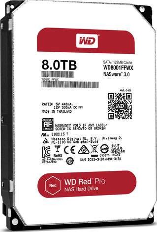 Wholesale WD 8TB Red Pro 3.5-Inch SATAIII 7200rpm 128MB Cache NAS Internal Hard Drive |  WD8001FFWX / WD8003FFBX