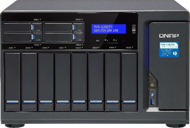 Wholesale QNAP TVS-1282T3 12-Bay NAS Enclosure (Intel Core i7 7700 3.6GHz 64GB - 16GB x 4 DDR4 RAM) | TVS-1282T3-i7-64G_4