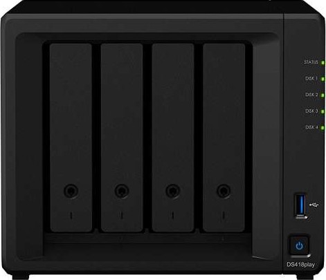 Wholesale Synology DiskStation DS418play 4-Bay NAS Enclosure | DS418play_4