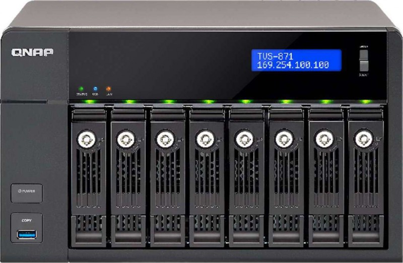 Wholesale QNAP TVS-871-i5-8G-US 8 Bay Intel Core i5 3.0 GHz Quad Core