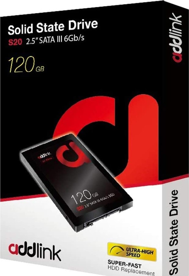 Wholesale Addlink S20 3D Nand SSD 120GB Sata III 6Gb/s 2.5-inch/7mm Internal Solid State Drive with Read 510MB/s Write 400MB/s - 3D NAND 120GB | ad120GBS20S3S_3
