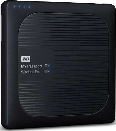 Wholesale WD 2TB My Passport Wireless Pro Portable External Hard Drive - WIFI USB 3.0 | WDBP2P0020BBK-RESN