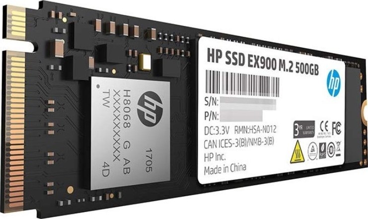 Wholesale HP EX900 M.2 500GB PCIe 3.0 x4 NVMe 3D TLC NAND Internal Solid State Drive (SSD) | EX900-500GB_3