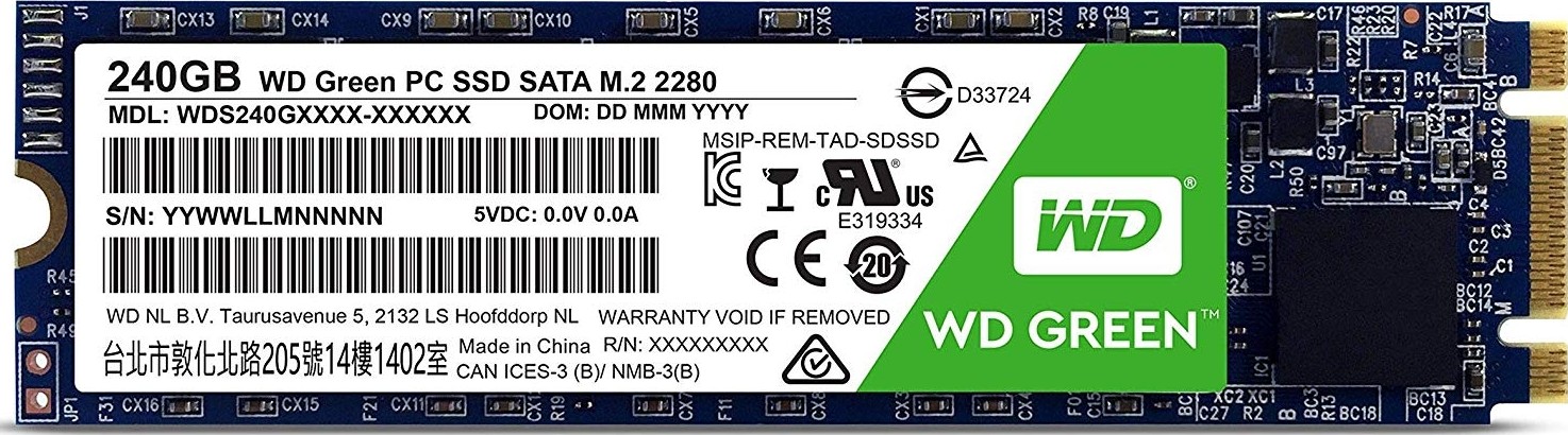Wholesale Western Digital 240GB Green SATA III M.2 2280 Internal SSD | WDS240G1G0B / WDS240G2G0B_3
