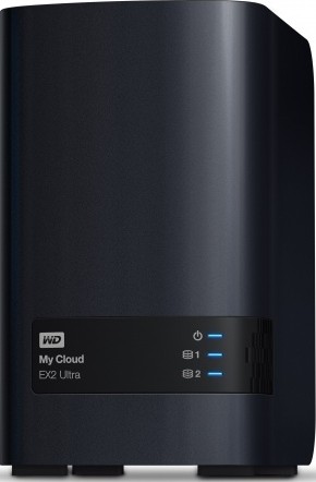 Wholesale WD 12TB My Cloud EX2 Ultra Network Attached Storage - Gigabit Ethernet Black | WDBVBZ0120JCH-EESN