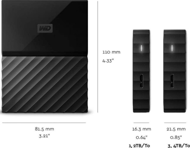 Wholesale WD 4TB BLACK My Passport  Portable External Hard Drive_3