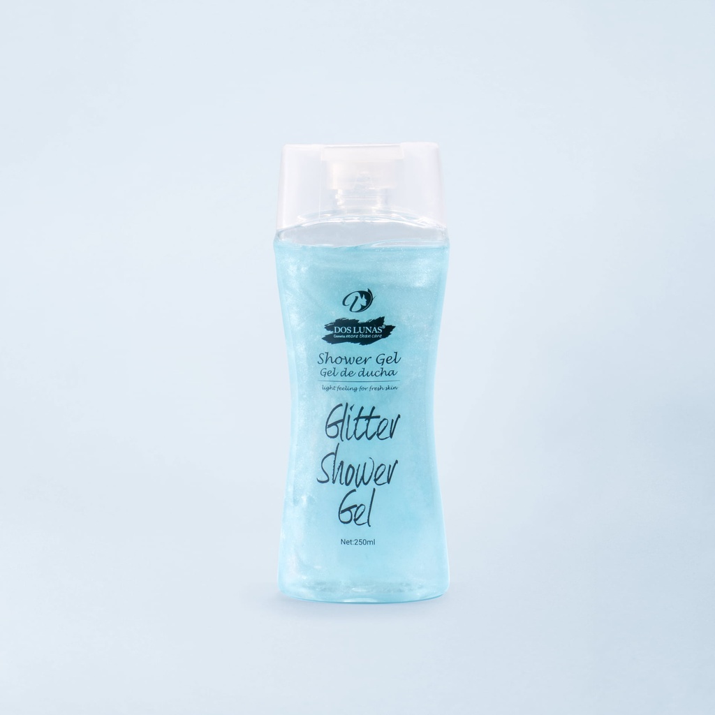 Dos Lunas Glitter Shower Gel Blue 250 mL_2