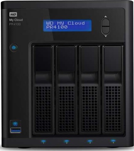 Wholesale WD Diskless My Cloud Pro Series PR4100 Network Attached Storage - NAS | WDBNFA0000NBK-EESN