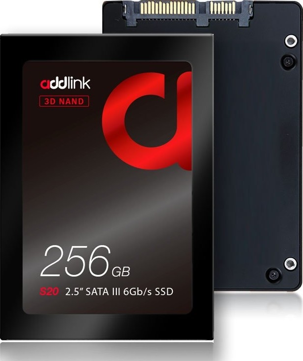 Wholesale Addlink S20 3D Nand SSD 256GB Sata III 6Gb/s 2.5-inch/7mm Internal Solid State Drive with Read 510MB/s Write 400MB/s - 3D NAND 256GB | ad256GBS20S3S