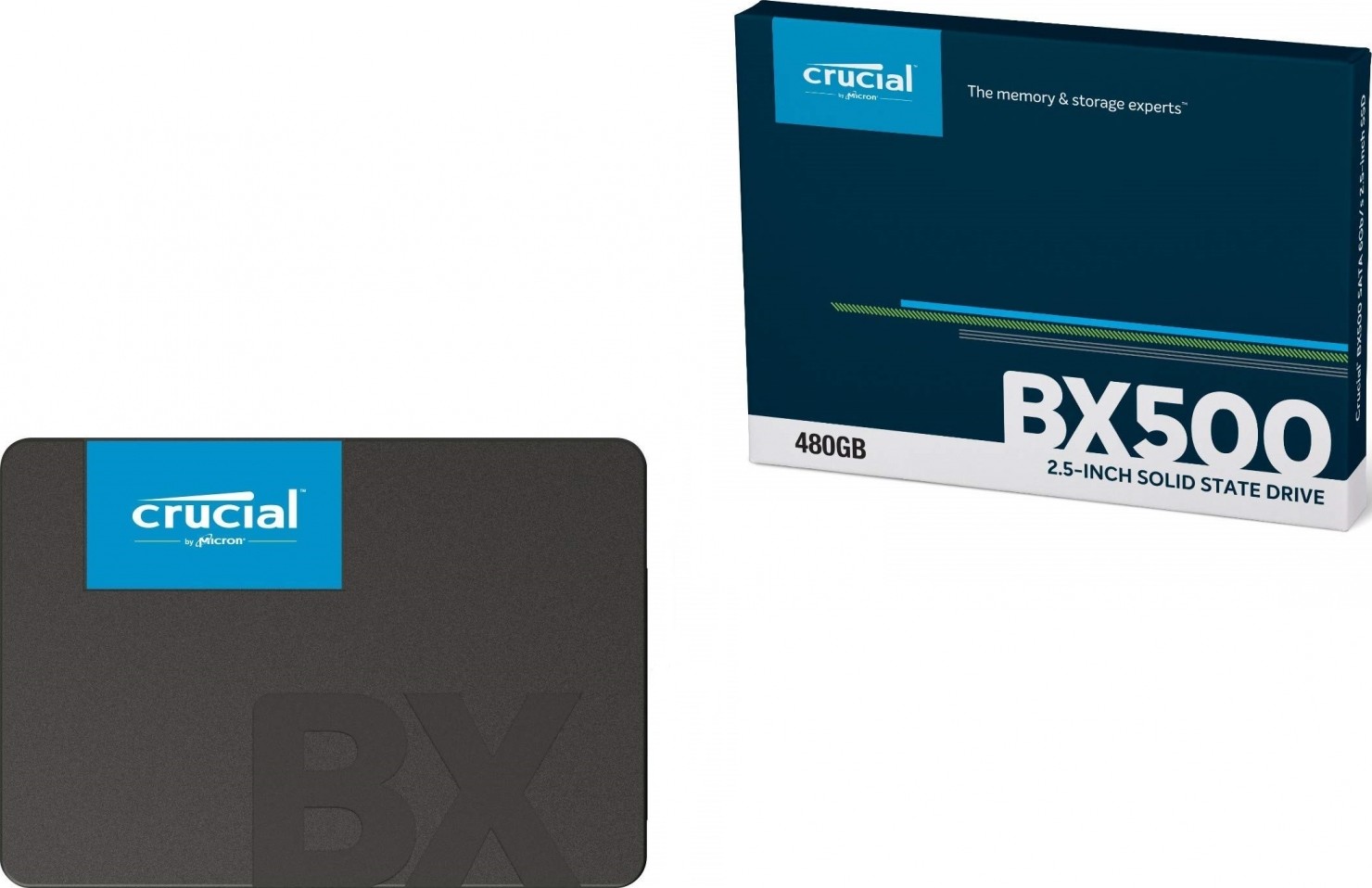 Wholesale Crucial BX500 480GB 3D NAND SATA 2.5-inch Internal SSD | CT480BX500SSD1