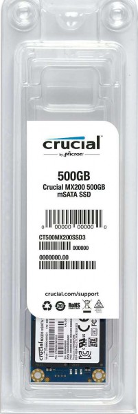 Wholesale Crucial MX200 500GB mSATA Internal Solid State Drive - CT500MX200SSD3_3
