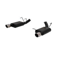 15+ FORD MUSTANG V8 GT 5.OL BORLA S-TYPE REAR SECTION EXHAUST SYSTEM, BLACK  11887BC