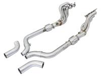 15+ MUSTANG GT V8 AFE PFADT LONG TUBE HEADERS WITH X-PIPE W/CATS	48-33012-YC