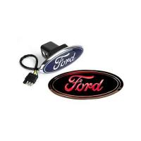 REESE TOWPOWER LICENSED LED HITCH LIGHT COVER WITH FORD LOGO 86065
