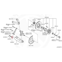 Nissan 01211-00281 Nut Assy bearing lock