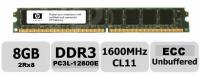 P 8GB (1X8GB) DDR3-1600 ECC HP Z400 Z420 Z620 Z820