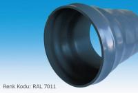 PVC_U Pipe (Socket Joint) (RAL 7011)