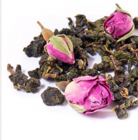 GREEN PYRAMID TEA WITH ROSE