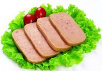 Canned luncheon meat