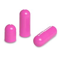Empty Gelatin capsules size 4 Hot Pink