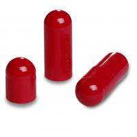 Colored Empty Gelatin Capsules 00# Red