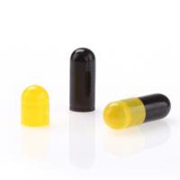 Empty Gelatin Capsules 4# Yellow/Black