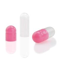 Empty Gelatin Capsules 4# Pink/Clear