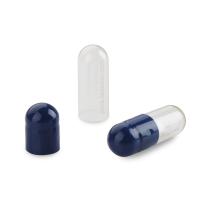 Empty Gel Capsules 3# blue & clear