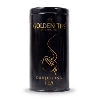 Golden Tips Darjeeling Black Tea - Cylindrical Tin Can- 100g
