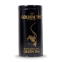 Golden Tips Darjeeling Green Tea - Cylindrical Tin Can- 100g
