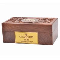 Elephant - Carved Box Premium Darjeeling -50gm