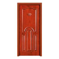 Red Cherry wood color MDF interior doors and flush door