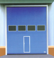 Auto Sliding Steel Industry Folding Door