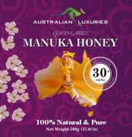 Australian Luxuries Manuka Honey Certified MGO 30  500g PREMIUM QUALITY