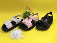 KK Kids Bunny Leather Sandals Girl Shoes Children Footwear Fashion Summer Flat Shoes SKU173212S