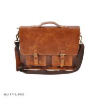 BROWN DESIGNED Leather PORTFOLIO BAG