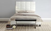 Luxurious Classic High-Profile Upholstered Bed