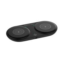 10W Qi Enabled Dual-Coil 4-output Wireless Charging Base