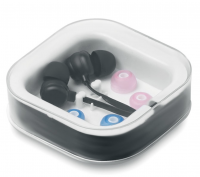 Silicone covered earphones