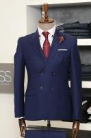 Navy Blue Plain 3 Piece Suit l Clothing Supplier